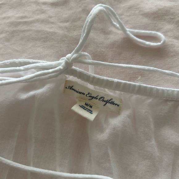 American Eagle Cotton Embroidered Trim Cami Top - Picture 6 of 6